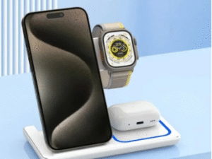 15W Foldable 3-in-1 Wireless Charger for Apple