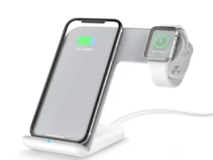 2-in-1 Wireless Charger Stand for iPhone & Watch