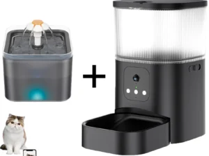 Smart Pet Feeder with Camera & Voice Control – 3L WiFi Bowl