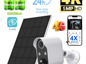 5MP Solar WiFi Security Camera Outdoor – 4G SIM