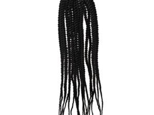 4X EZ SENEGALESE BRAID Long Crochet Braid Synthetic Hairstyle Black Burgundy Brown Ladies Box Braid Crochet Hair-16 Inch