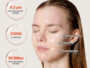 Skincare Water Filter Bathroom Sink Faucet Purifier For Skin White  Gold