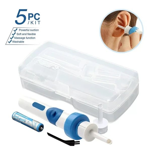 Safety Electric Cordless Vacuum Ear Cleaner Wax Remover Painless Cleaning Tool - Image 3