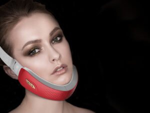 LED Photon Therapy V-shaped Slimming Facial Micro-Current Electric Vibration Lifting Massager