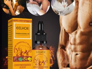EELHOE Men's Massage Essential Oil, Men's Strength Body Exercise Care Massage Care Essential Oil