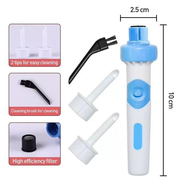 Safety Electric Cordless Vacuum Ear Cleaner Wax Remover Painless Cleaning Tool - Image 4