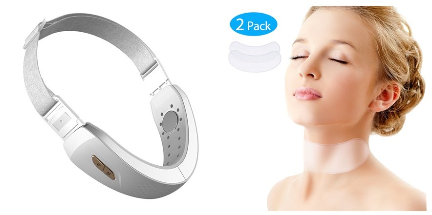 LED Photon Therapy V-shaped Slimming Facial Micro-Current Electric Vibration Lifting Massager - Image 10