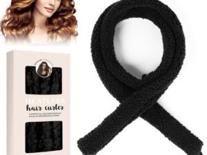 Satin Heatless Hair Curler, Lazy Natural Soft Wave DIY Heatless Curls For Sleep In Overnight, For All Hair Types