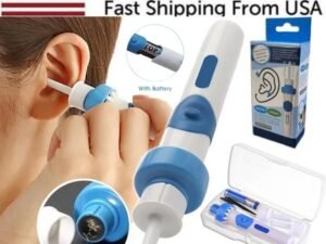 Safety Electric Cordless Vacuum Ear Cleaner Wax Remover Painless Cleaning Tool