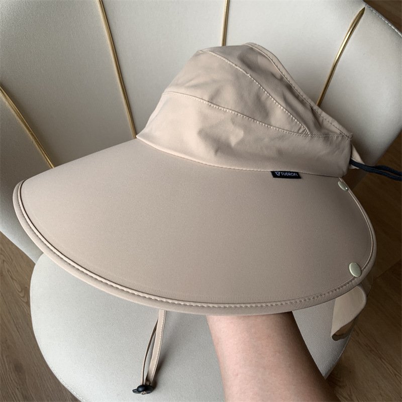 Sun Hat Female Sun Protection UV Protection Big Brim Summer Cover Full Face - Image 2
